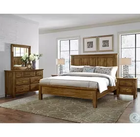 Maple Road Antique Amish Queen Mansion Bed