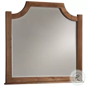 Maple Road Antique Amish Scalloped Mirror