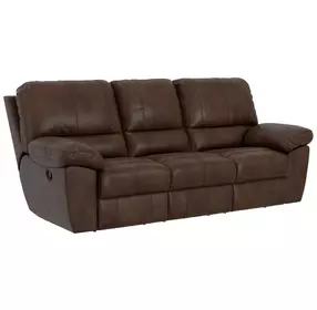 Stetson Walnut 91" Lay Flat Reclining Sofa