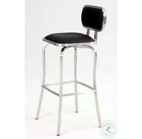 1192 Black Swivel Bar Stool