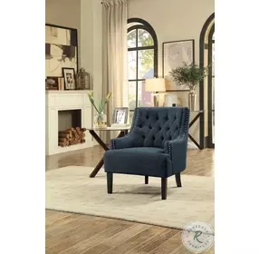 Charisma Indigo Accent Chair