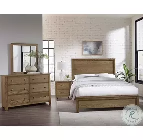 Fundamentals Natural Queen Panel Bed