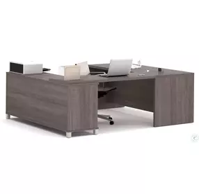 Pro-Linea Bark Grey U-Desk
