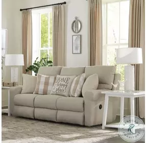 Westport Cement Lay Flat Reclining Living Room Set