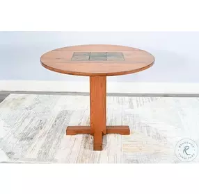 Golden Hearth Beige 40" Round Dining Table