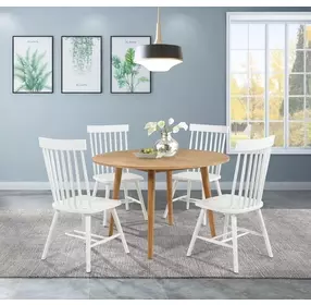 Andrews White Side Chair Set of 2