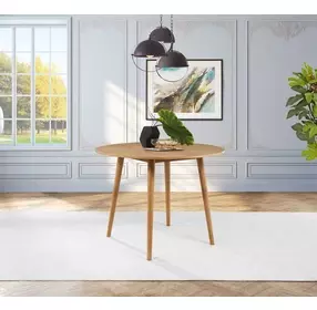 Andrews Light Ash 48" Round Counter Height Dining Table