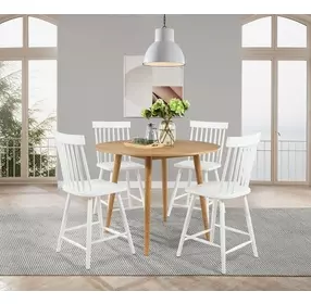 Andrews White Counter Height Stool Set of 2