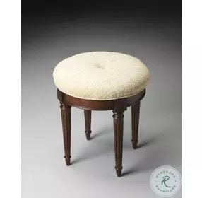 Cherry Vanity Stool