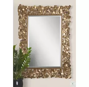 Capulin Antique Gold Mirror