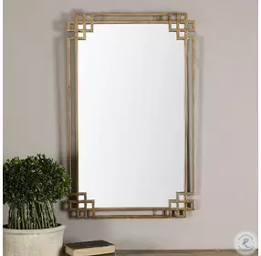 Devoll Anodized Gold Mirror