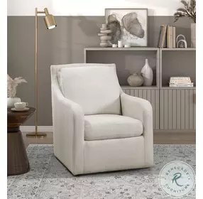 Claymont Beige Swivel Chair