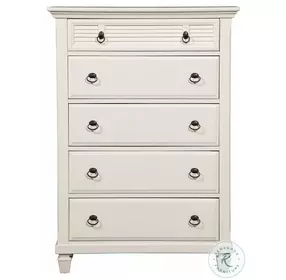 Winchester White 5 Drawer Chest