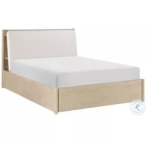 Matteo Light Oak Ceruse Storage Platform Bedroom Set