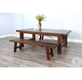 Villa Rosso Vintage Mocha 72" Dining Bench