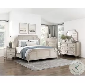 Leander Wire Brushed Light Brownish Gray Dresser Mirror