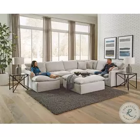Harper Oyster 144" LAF Sectional