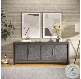 Gramercy Platinum 4 Door Accent Cabinet