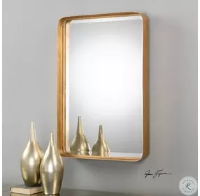 Westbrook Antique Gold Leaf Mirror