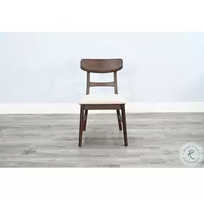 Cozy Luxe Walnut Dining Chair Set of 2