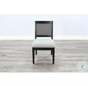 Rattan Noir Umbra Caneback Dining Chair Set of 2