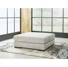 Regent Park Pewter Accent Ottoman