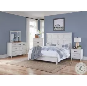 Laurelville Antique White Mirror