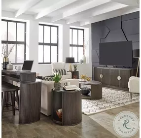 City View Coffee Bean Chairside Table