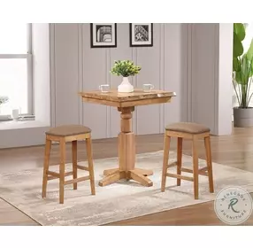Logan's Edge Natural Counter Height Stool Set Of 2