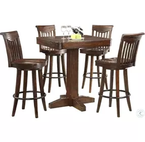 Gettysburg 30" Dark Distressed Bar Stool