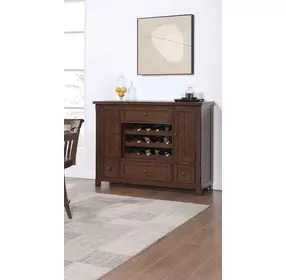 Gettysburg Dark Distressed 2 Door Spirit Cabinet