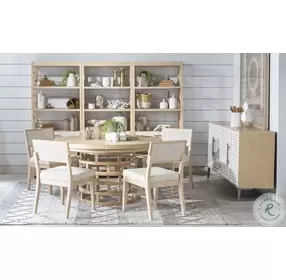 Biscayne Malabar And Alabaster Extendable Oval Dining Table