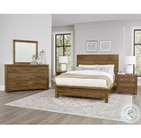 Ben And Erin Napier Medium Cherry Terrace King Panel Bed