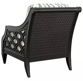 Royal Kahala Bay Club Green Upholstered Accent Chair