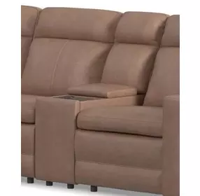 Dutch Desert Tan Leather Console