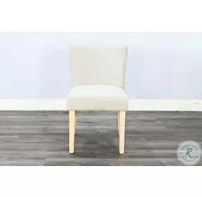 Willow Nest Bergen Oak Upholstered Dining Chair Set of 2