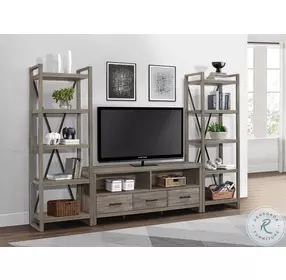 Bainbridge Weathered Gray TV Stand