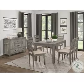 Bainbridge Weathered Gray Dining Table