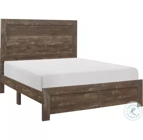 Corbin Rustic Brown Bedroom Set