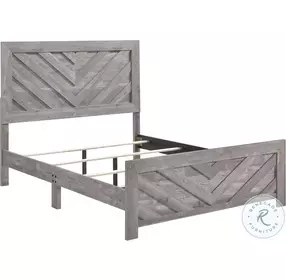 Corbin Gray V-pattern Panel Bedroom Set