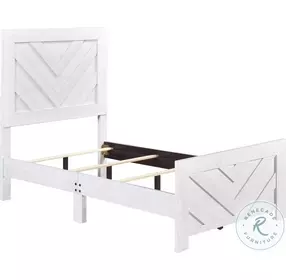 Corbin White Youth Panel Bedroom Set