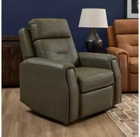 Felix Gray Leather Zero Gravity Triple Power Recliner with USB Charging and Heat Massage