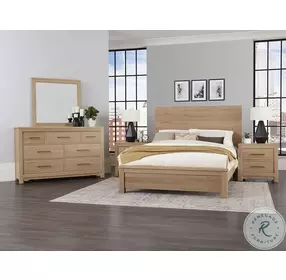 Ben And Erin Napier Bleached Cherry Plank Queen Panel Bed