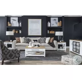 Franklin White TV Stand