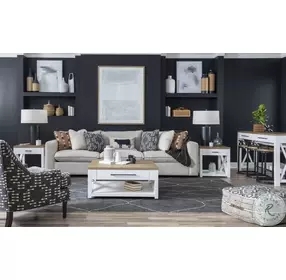 Franklin White Sofa Table