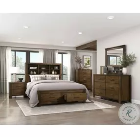 Sullivan Wire Brushed Oak Mirror