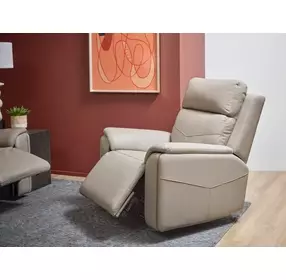 Vernon Dove Gray Zero Gravity Swivel Gliding Power Recliner with USB Charging and Heat Massage