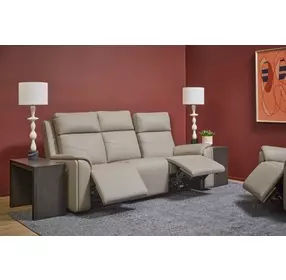 Vernon Dove Gray Zero Gravity Power Reclining Living Room Set