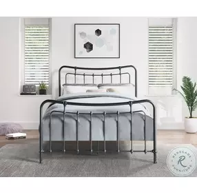Engleside Gunmetal Full Metal Bed