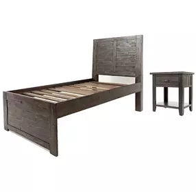 Jackson Lodge Subtle Twin Panel Bed